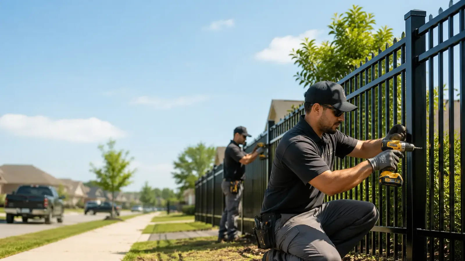 Metal Fence Installation in Hudson, IL